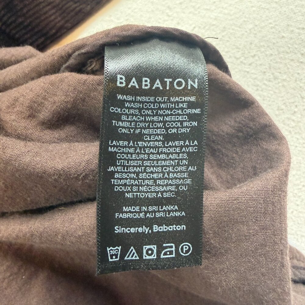 Aritzia The Group Babaton‎ Graydon Corduroy Button Up Long Sleeve Shirt Medium - Picture 4 of 8